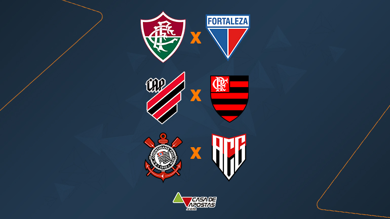 Começam hoje os jogos de volta das quartas da Copa do Brasil 🏆⚽