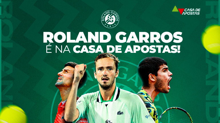 Acompanhe Roland Garros na Casa de Apostas